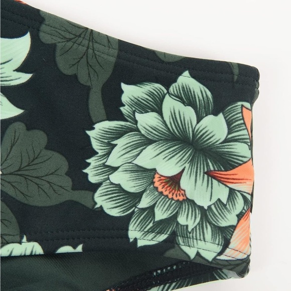 Cupshe Green Floral Women's Bikini Set Sz S nwt, 011 - Picture 8 of 8